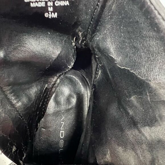 Bandolino‎ Black Square Toe Heeled Boots - Picture 9 of 10
